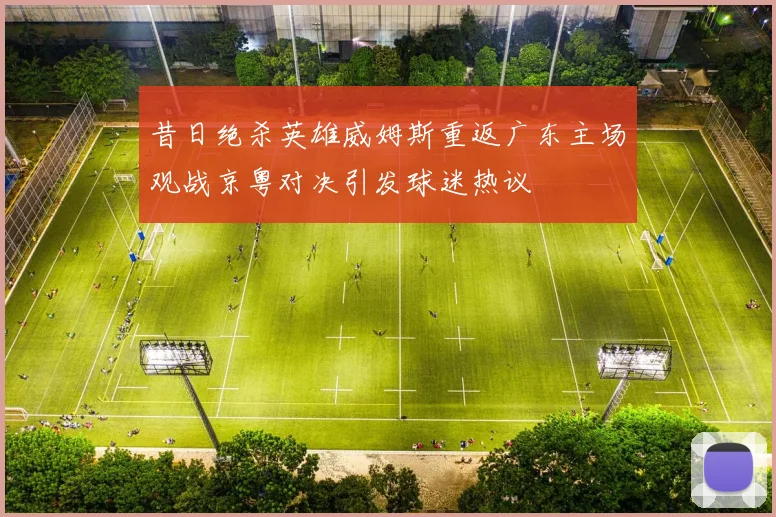 昔日绝杀英雄威姆斯重返广东主场观战京粤对决引发球迷热议